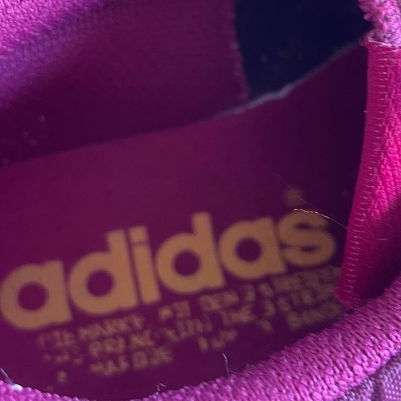 adidas Originals SL 72 OG sneakers in burgundy and yellow mens size 10 - Picture 6 of 8